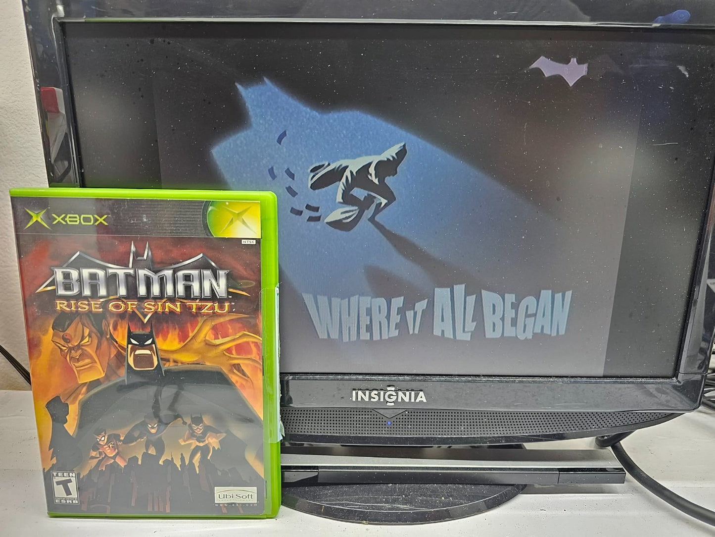 Batman Rise of Sin Tzu (Microsoft Xbox, 2003) Game Case Manual Registration