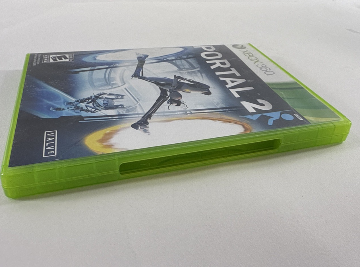 Portal 2 (Microsoft Xbox 360, 2011) Game Case Manual - Tested and Working