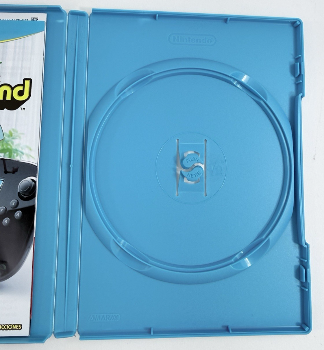 Nintendo Land (Wii U, 2012) Game Case Manual Inserts - Tested and Working
