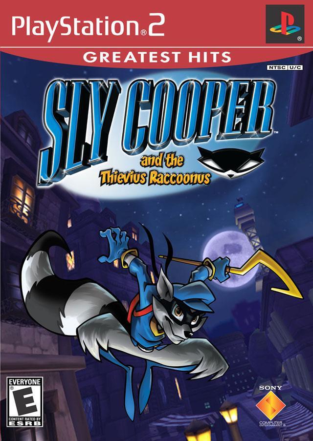 Sly Cooper And The Thievius Raccoonus (PlayStation 2, 2003) Game Case Manual Reg
