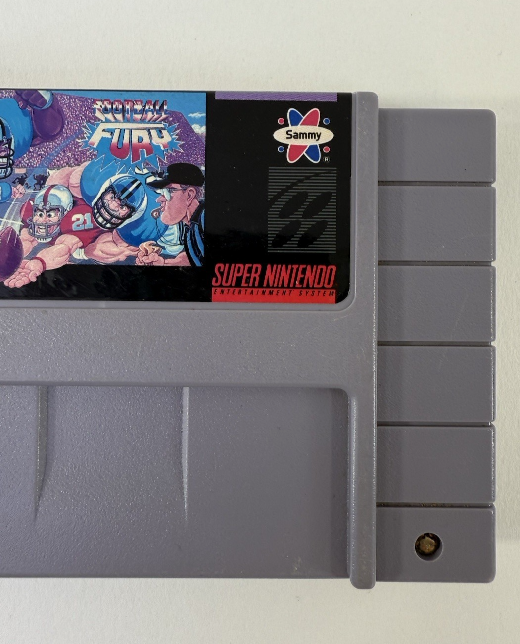 Football Fury (Super Nintendo, 1993) Game Cartridge - Tested and Working