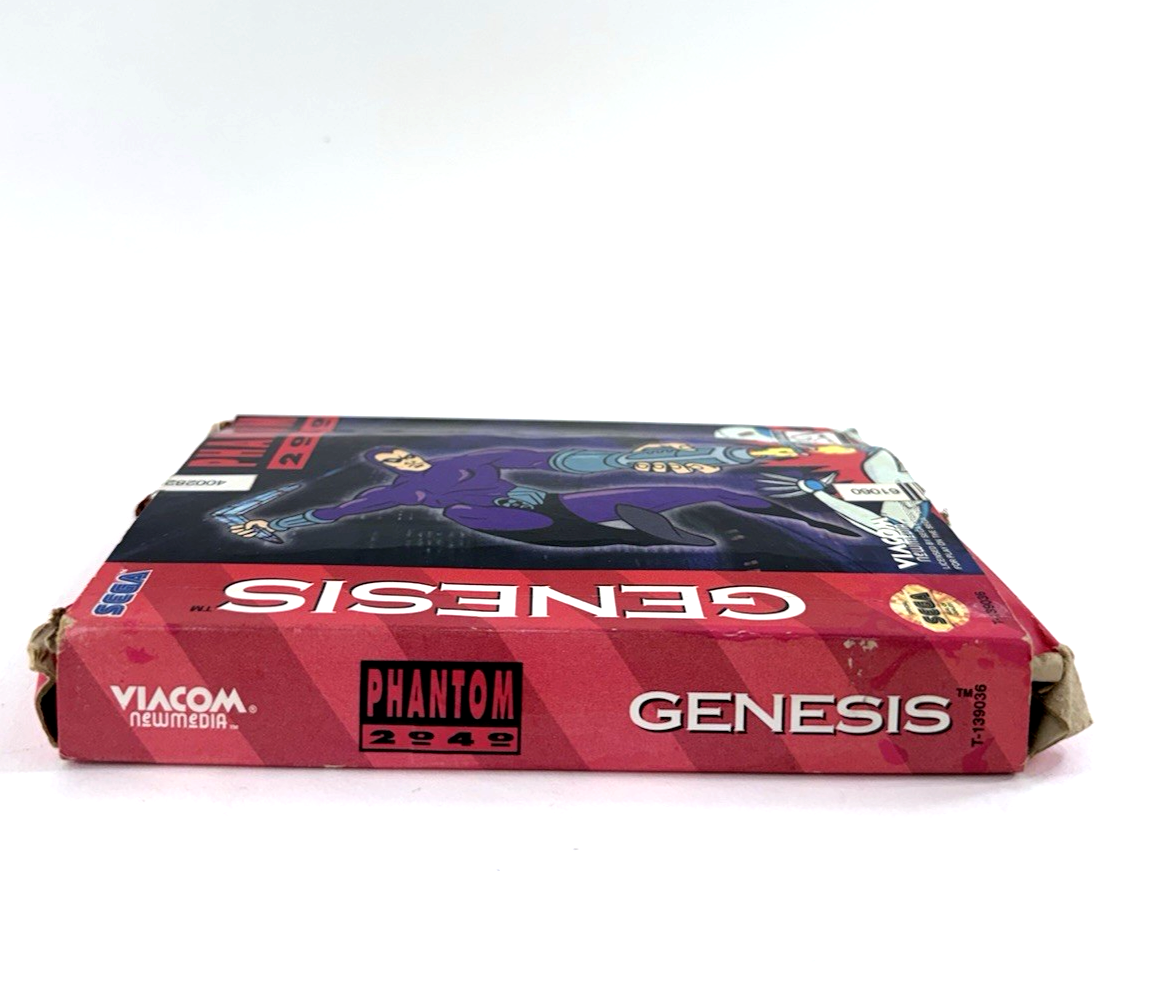 Phantom 2040 (Sega Genesis, 1995) Game, Box, Manual - Tested and Working