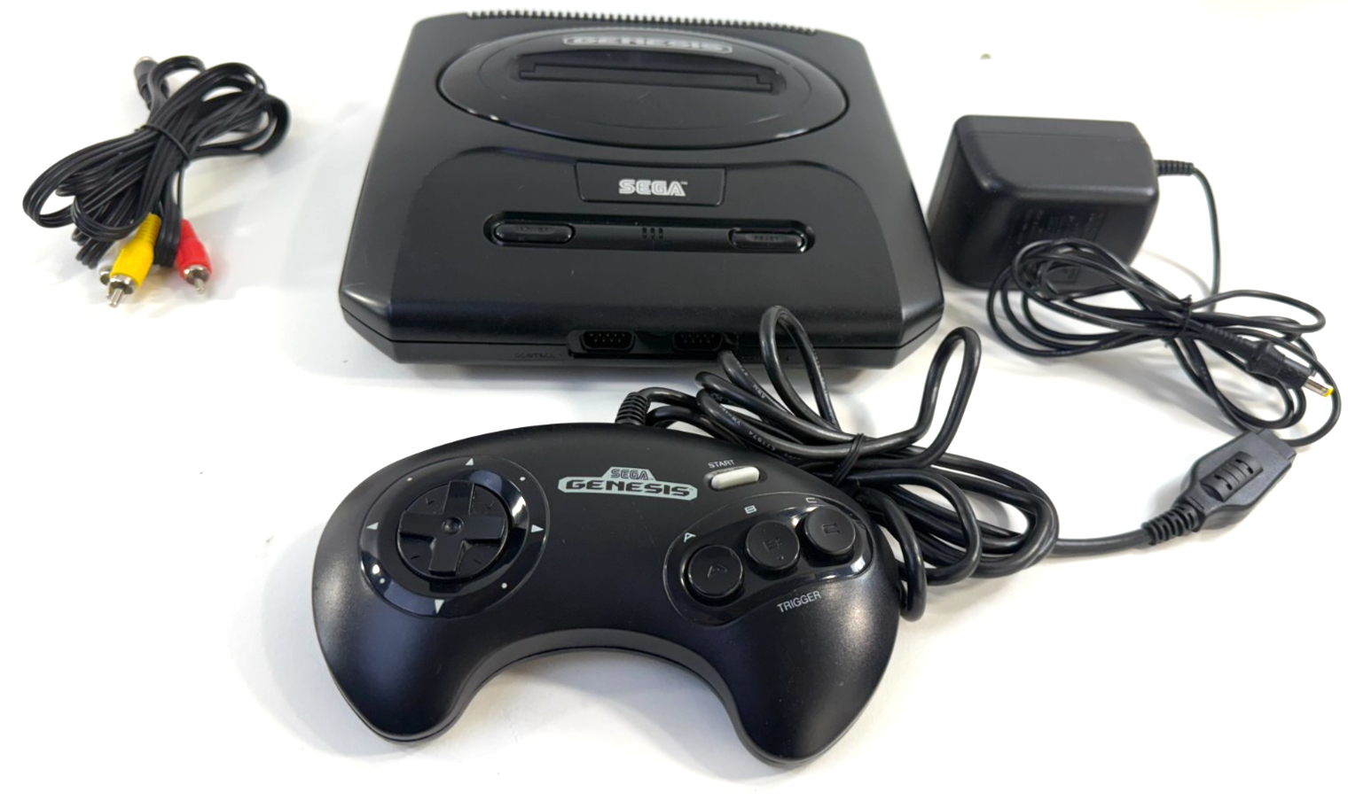 SEGA Genesis Model 2 Console MK-1631 with Controller, AV, Power Supply - Tested