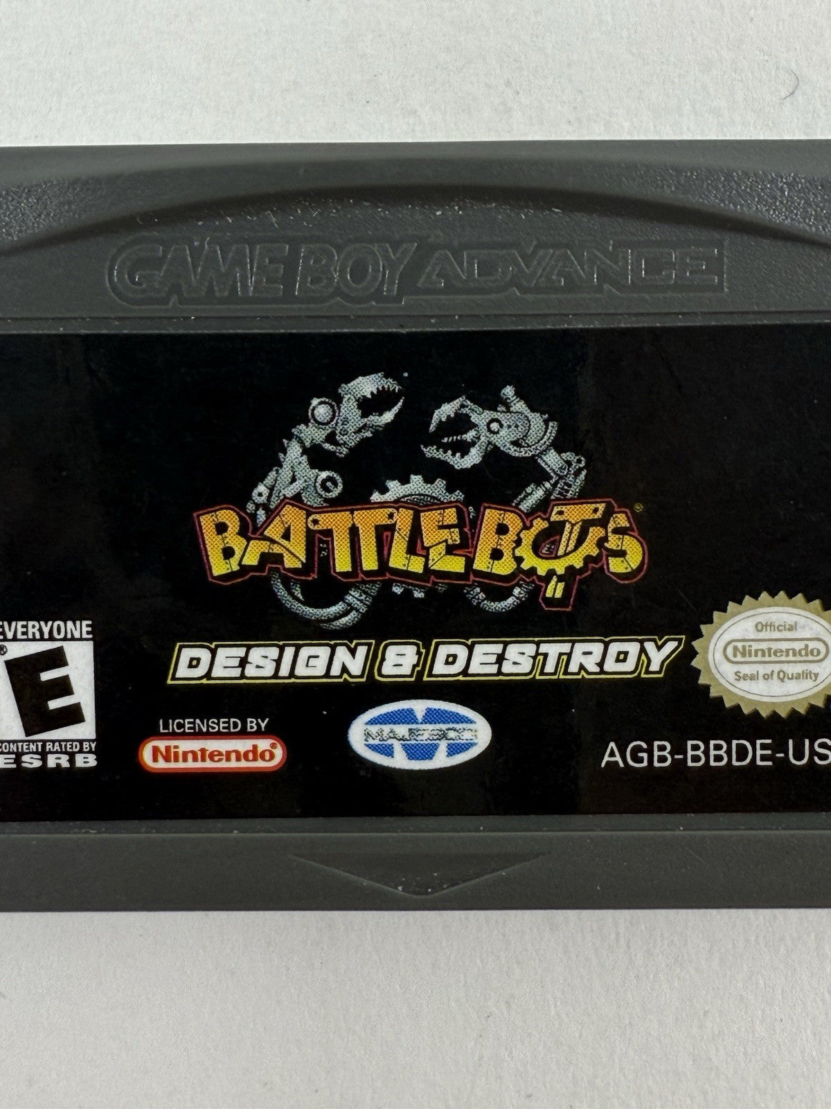 BattleBots: Design & Destroy (Nintendo GameBoy Advance, 2003) Game Cartridge