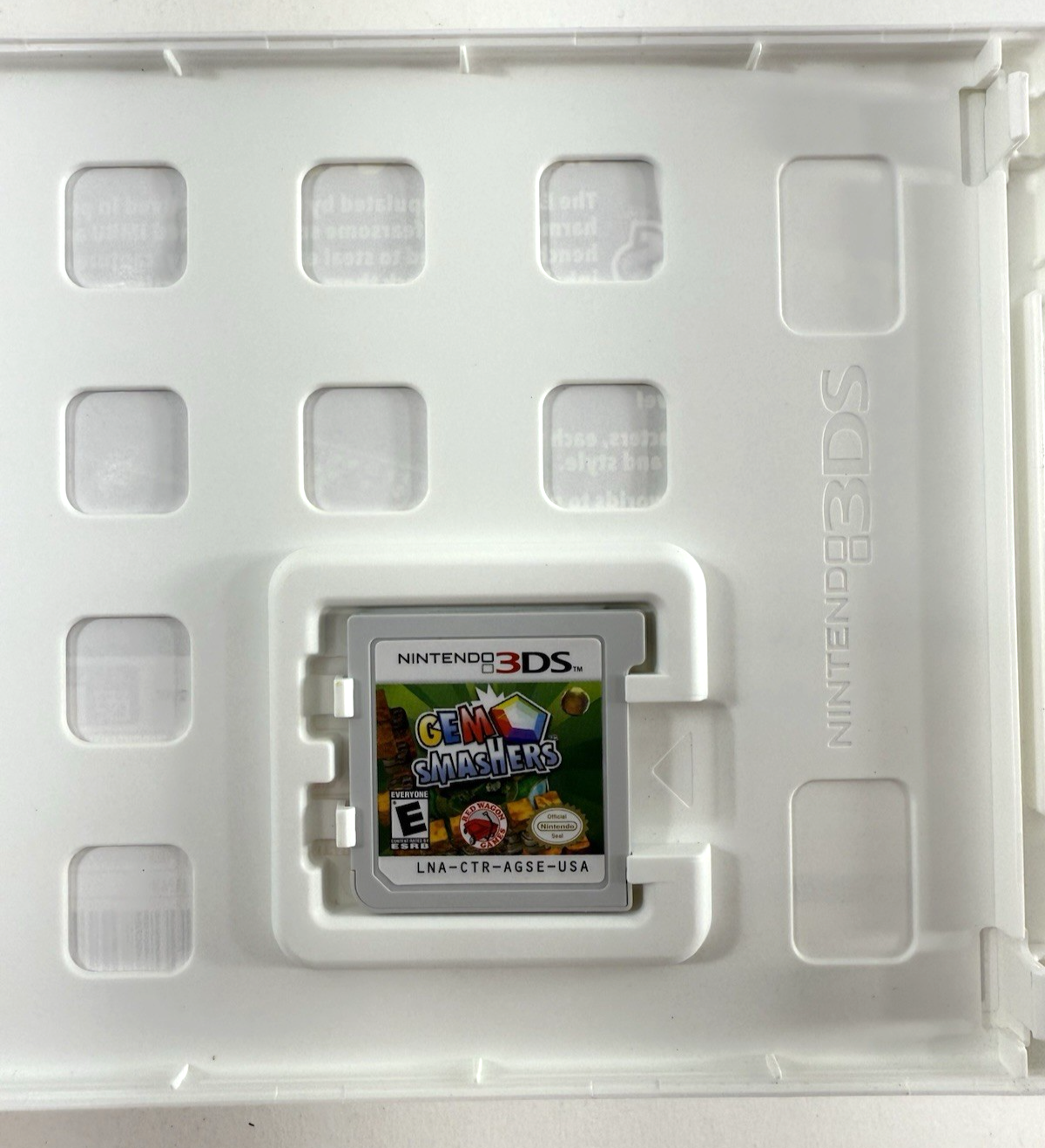 Gem Smashers (Nintendo 3DS, 2011) Game, Case, Manual - Tested