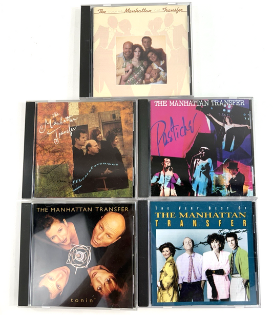 The Manhattan Transfer 5 CD Bundle Tonin', Coming Out, Pastiche, The Best of +1