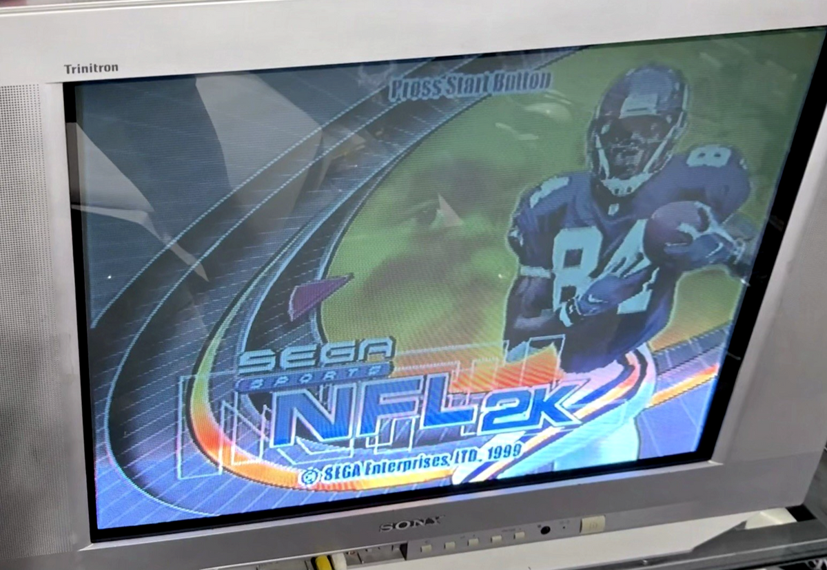 NFL 2K (Sega Dreamcast, 1999) Game Case Manual - Tested and Working