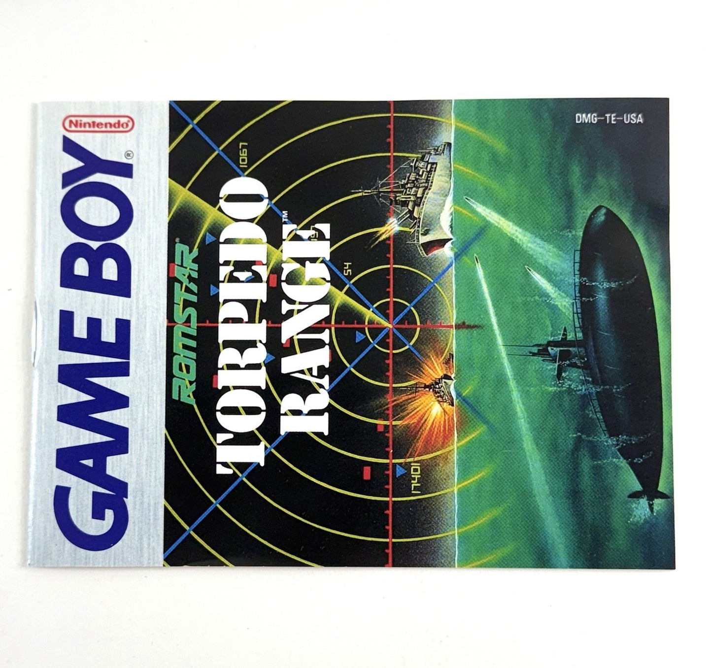 Torpedo Range (Nintendo Gameboy, 1994) Game, Box, Manual, Inserts - Tested