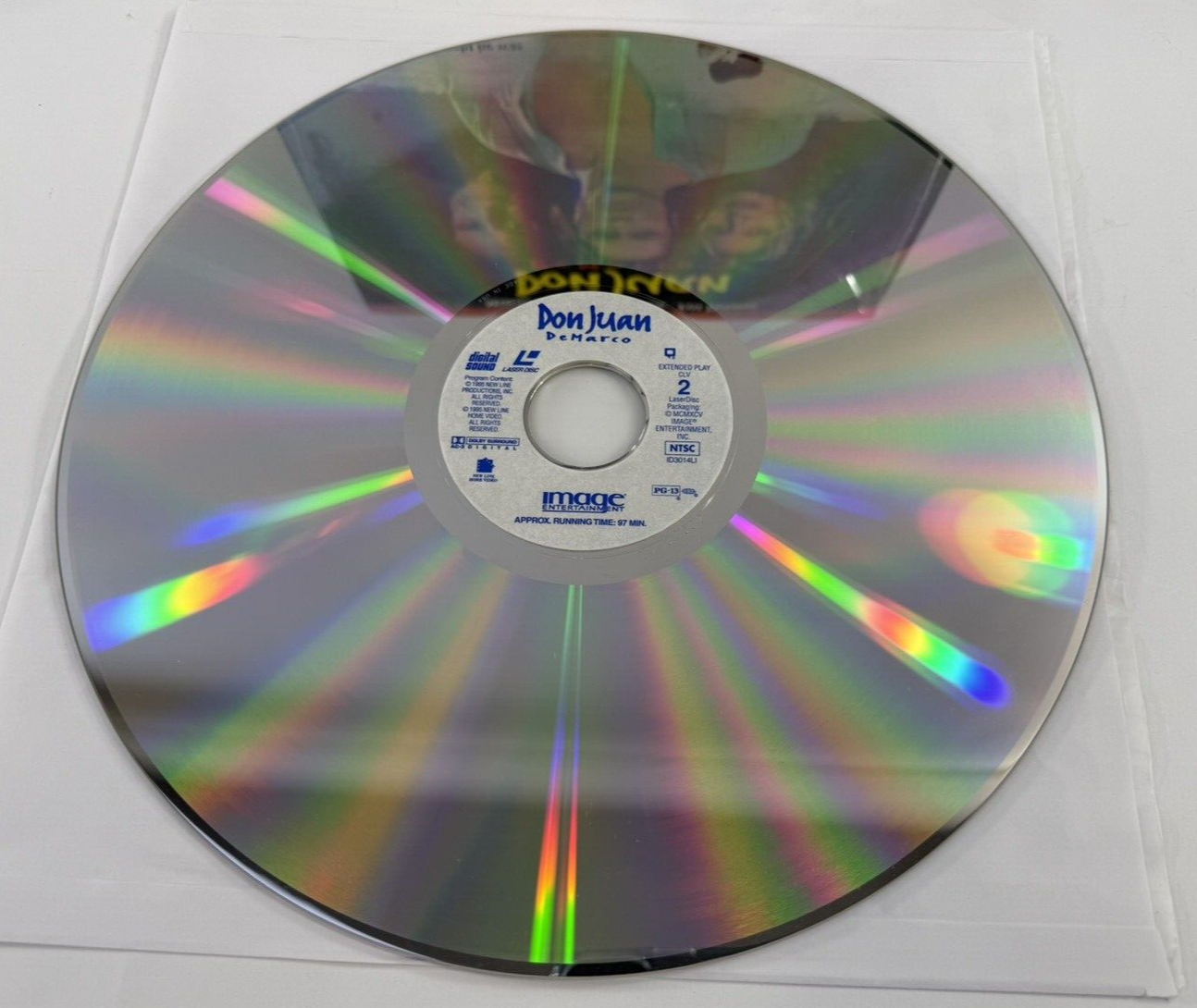 Don Juan de Marco (Laserdisc Bundle) Far And Away, Lady Hawke - Tested