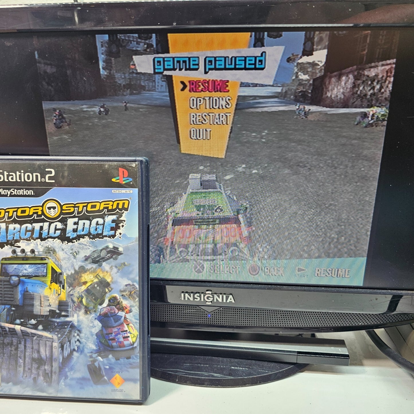 MotorStorm: Arctic Edge (Sony PlayStation 2, 2009) Game Case Manual - Tested