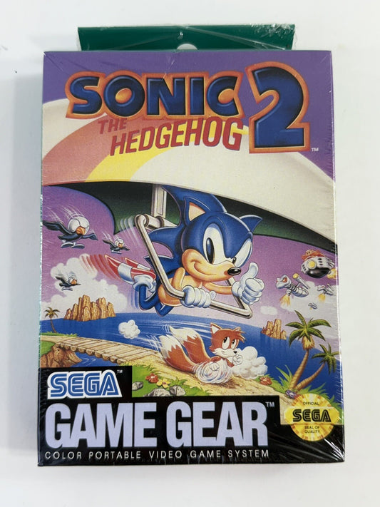 Sonic the Hedgehog 2 (Sega Game Gear, 1992) New, Factory Sealed
