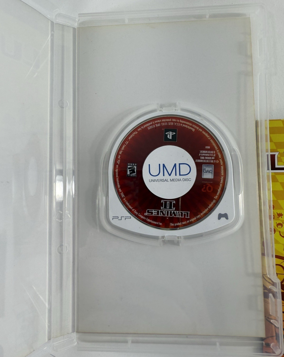 Lumines II (Sony PSP, 2006) Game, Case, Manual, Registration Card - Tested