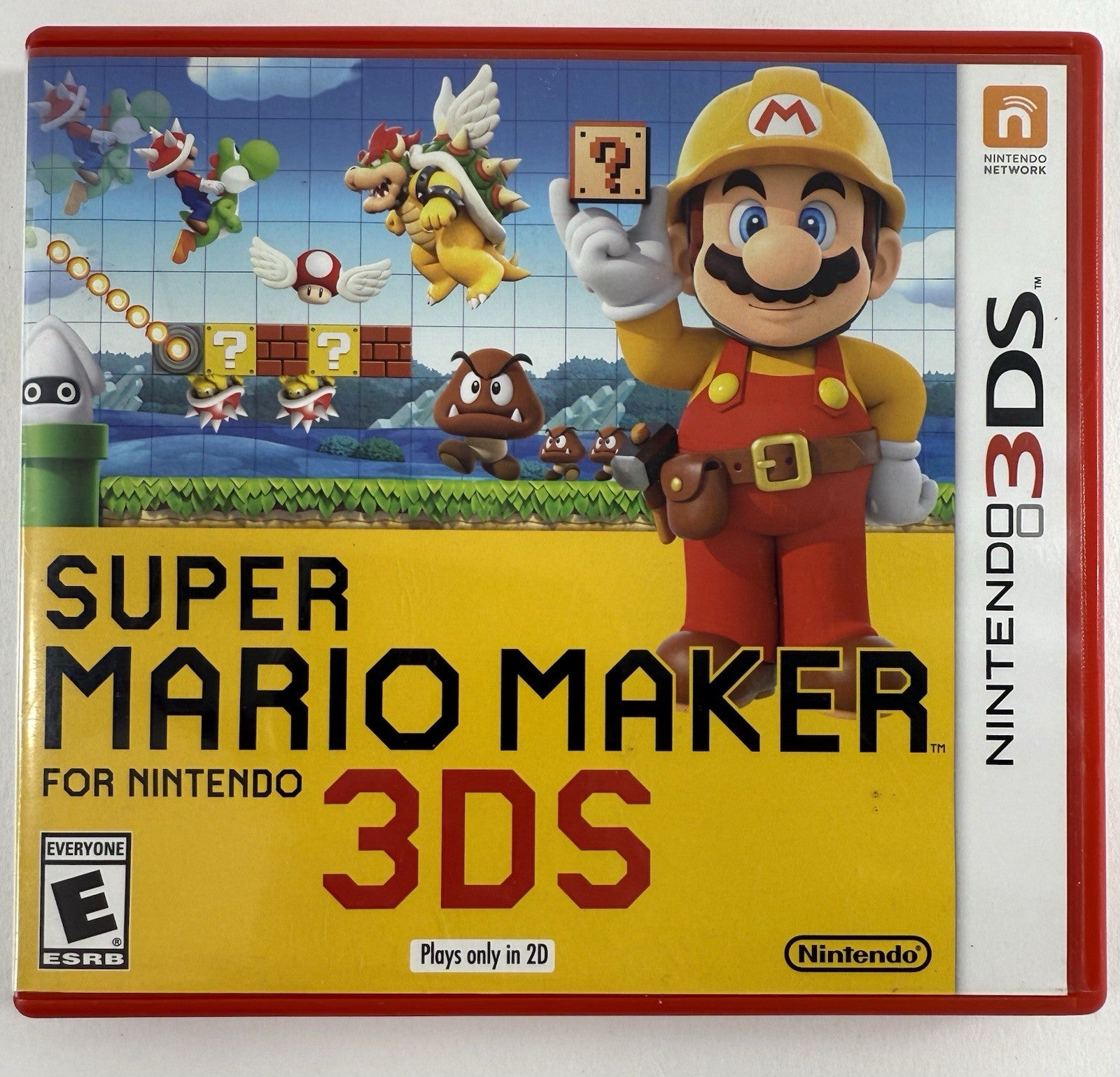 Super Mario Maker (Nintendo 3DS, 2016) Replacement Case and Cover Art Only