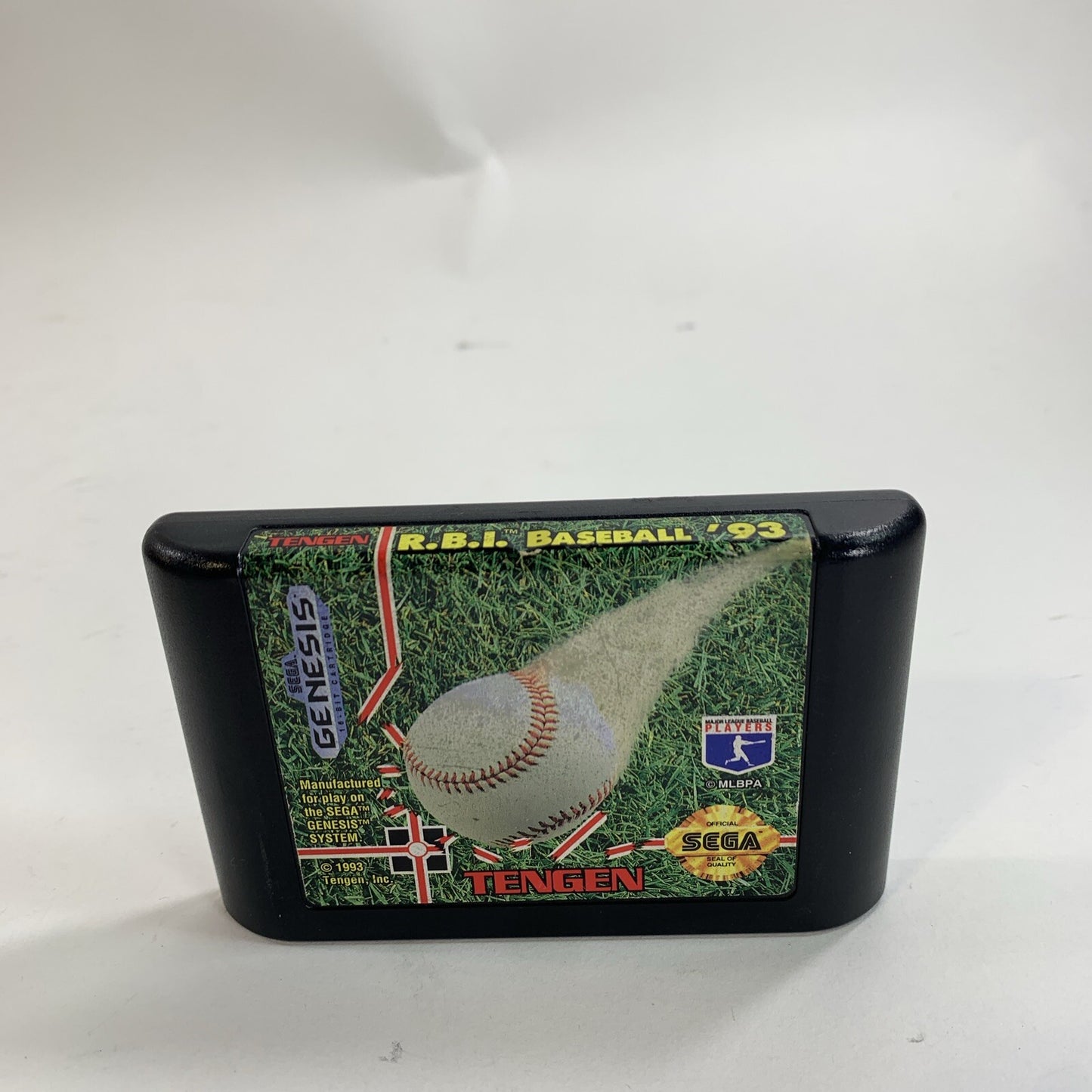 R.B.I. Baseball '93 (Sega Genesis, 1993) Game Case Manual - Tested and Working