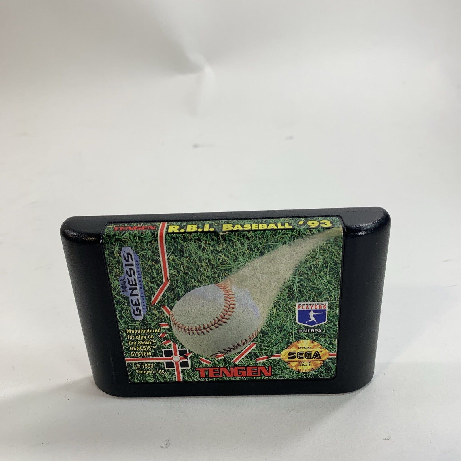 R.B.I. Baseball '93 (Sega Genesis, 1993) Game Case Manual - Tested and Working