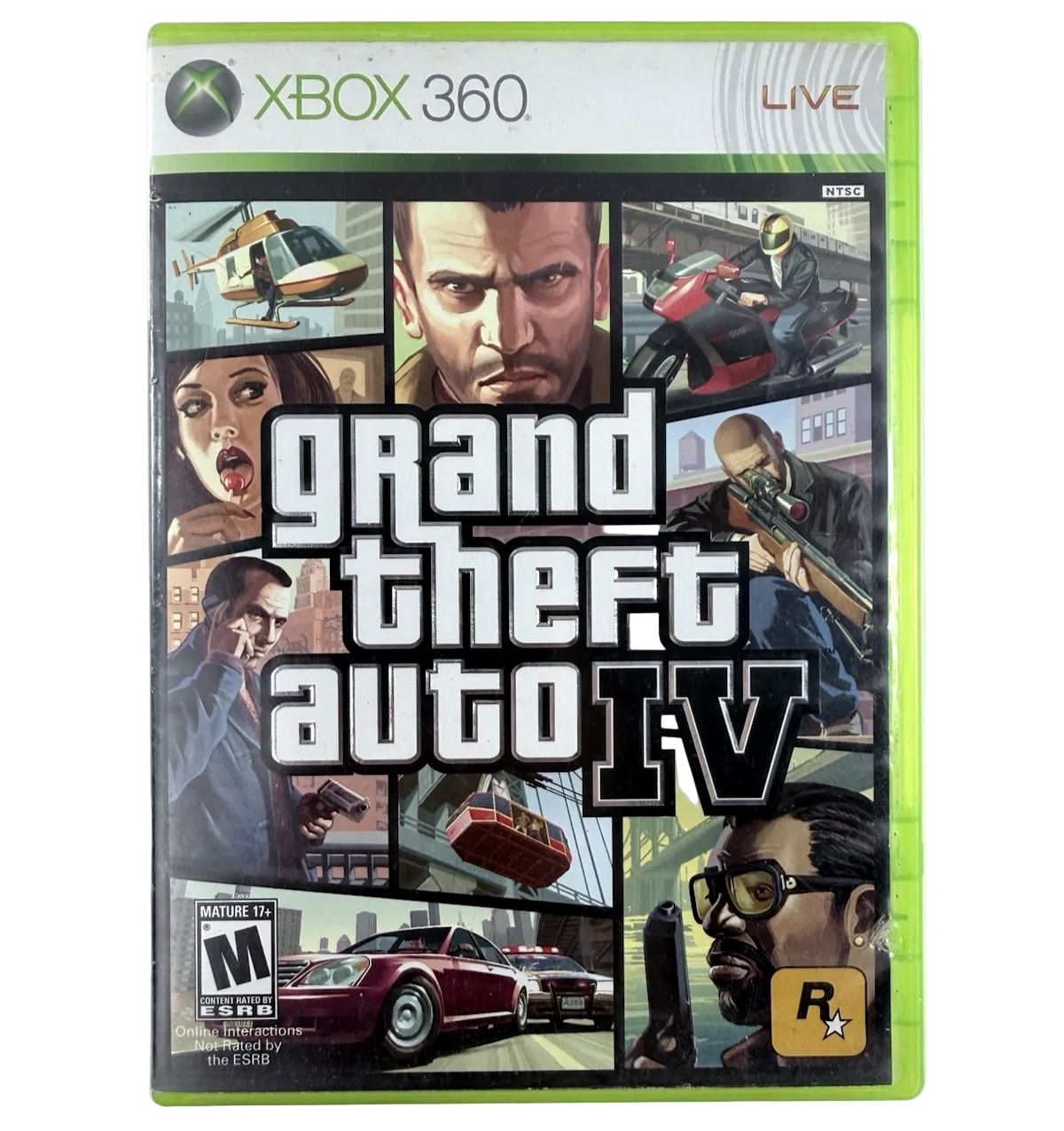 Grand Theft Auto IV (Xbox 360, 2008) Game Case Manual - Tested
