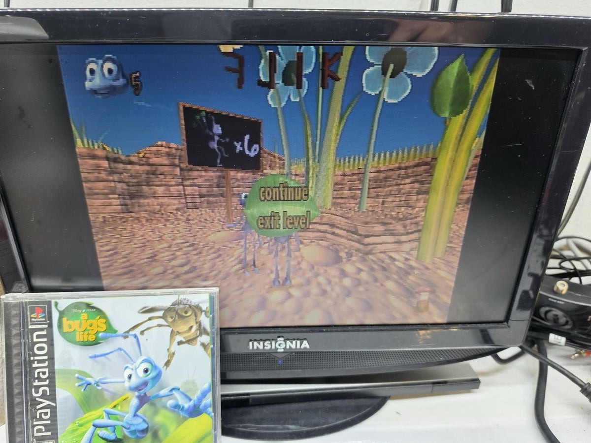 A Bug's Life (Sony PlayStation 1, 1998) Game Case Manual - Tested and Working
