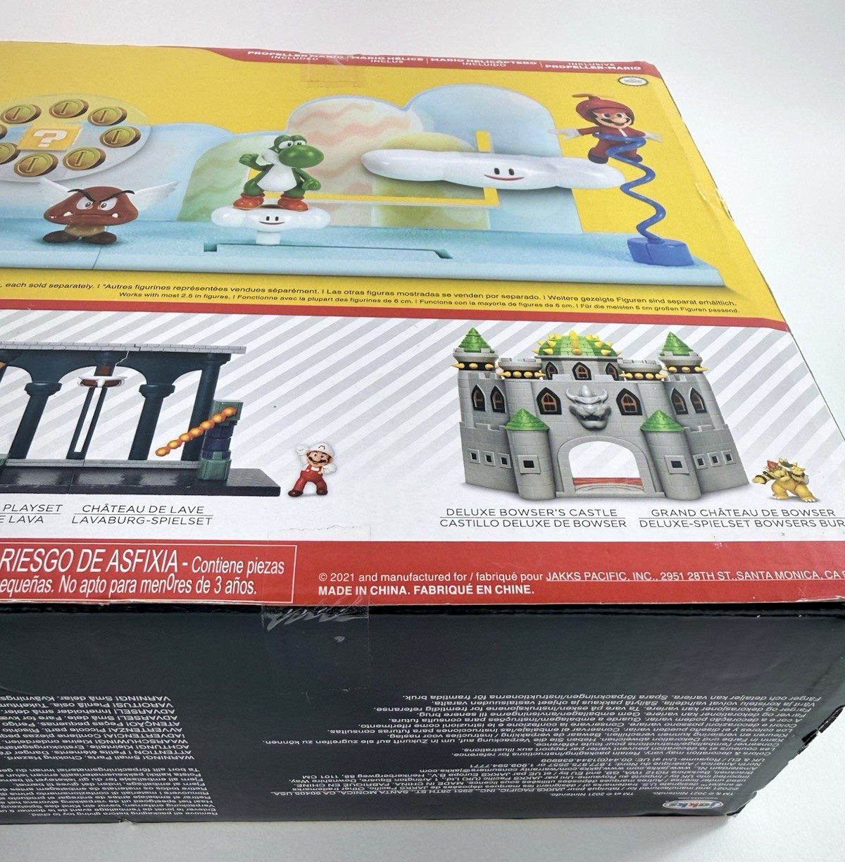 Jakks Pacific 2021 Super Mario Deluxe Cloud Playset - New, Factory Sealed