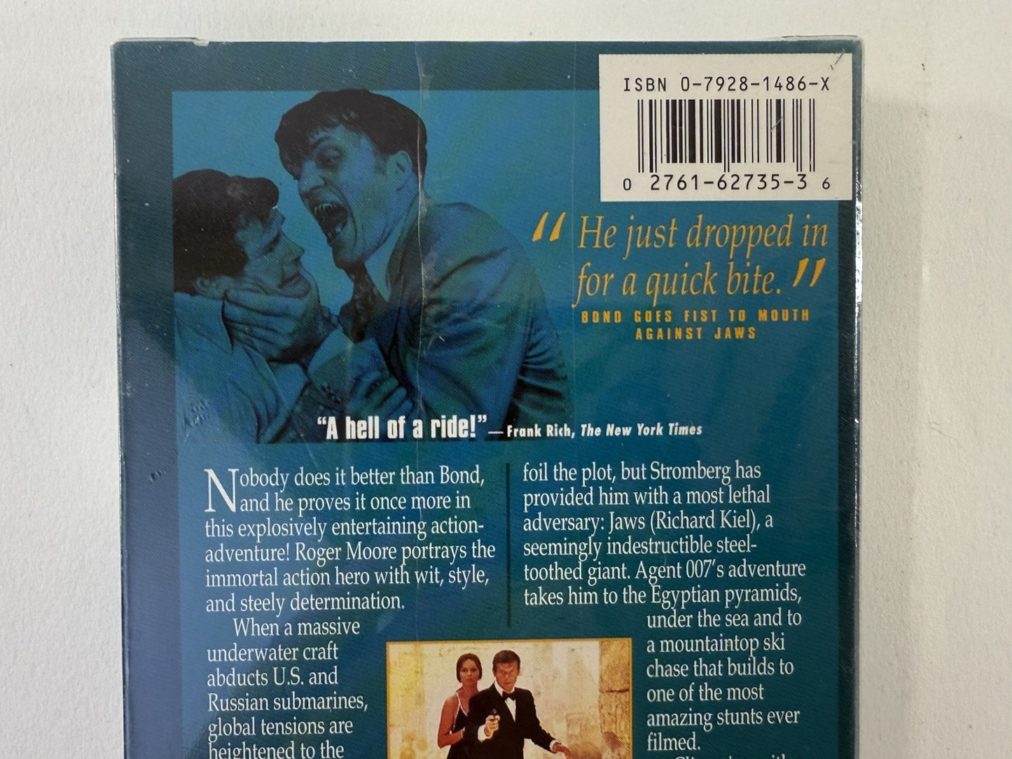 The Spy Who Loved Me (VHS, 1996) New, Sealed - Roger Moore James Bond Film