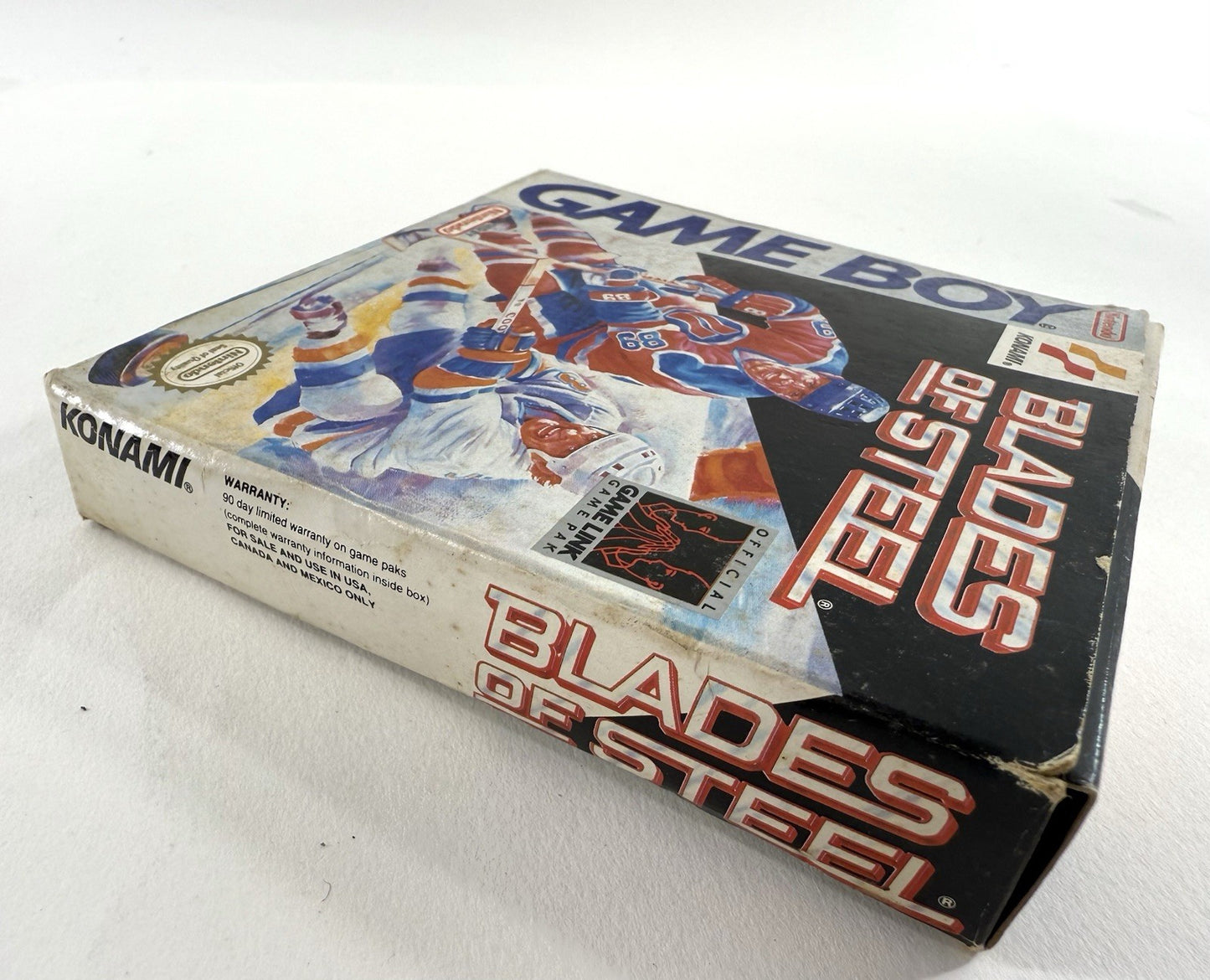 Blades of Steel (Nintendo GameBoy, 1991) Game Box Manual Inserts Registration