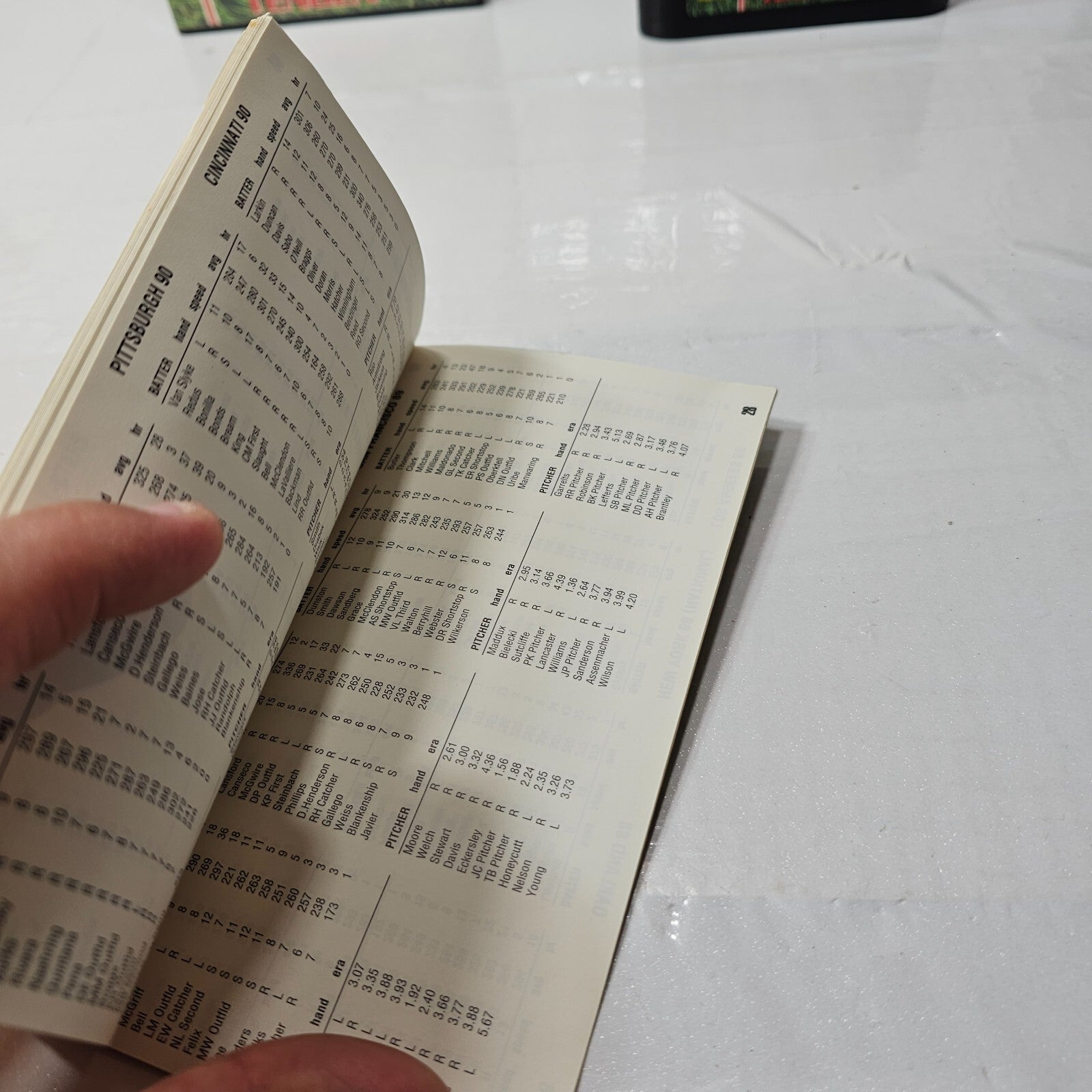 R.B.I. Baseball '93 (Sega Genesis, 1993) Game Case Manual