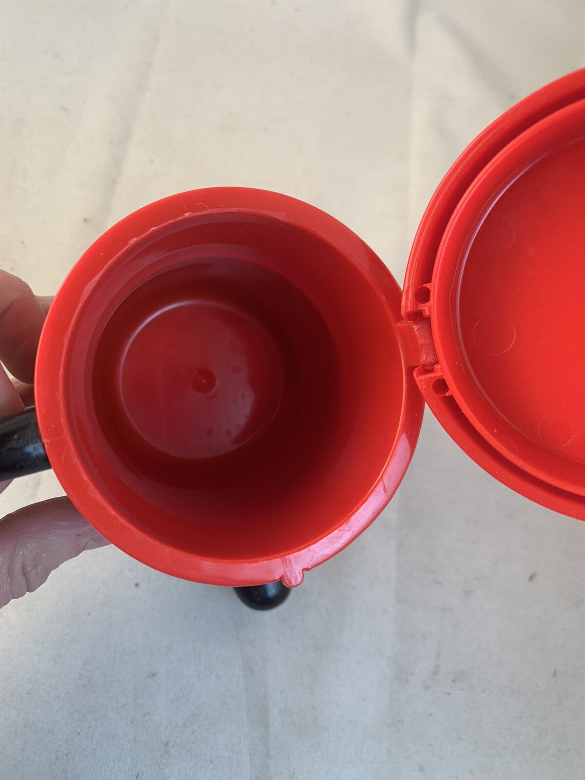 Mickey Mouse Disney On Ice Mug/Cup with Flip Cover (Red)