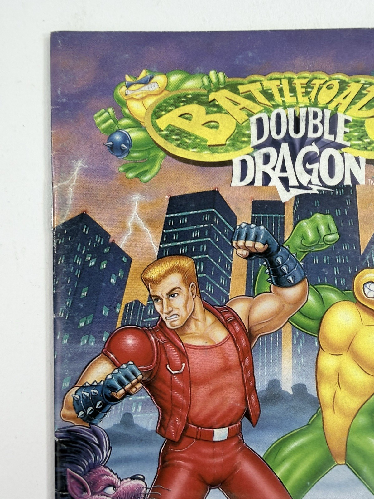 Tradewest 1993 Battletoads & Double Dragon Instruction Manual SNS-UL-USA