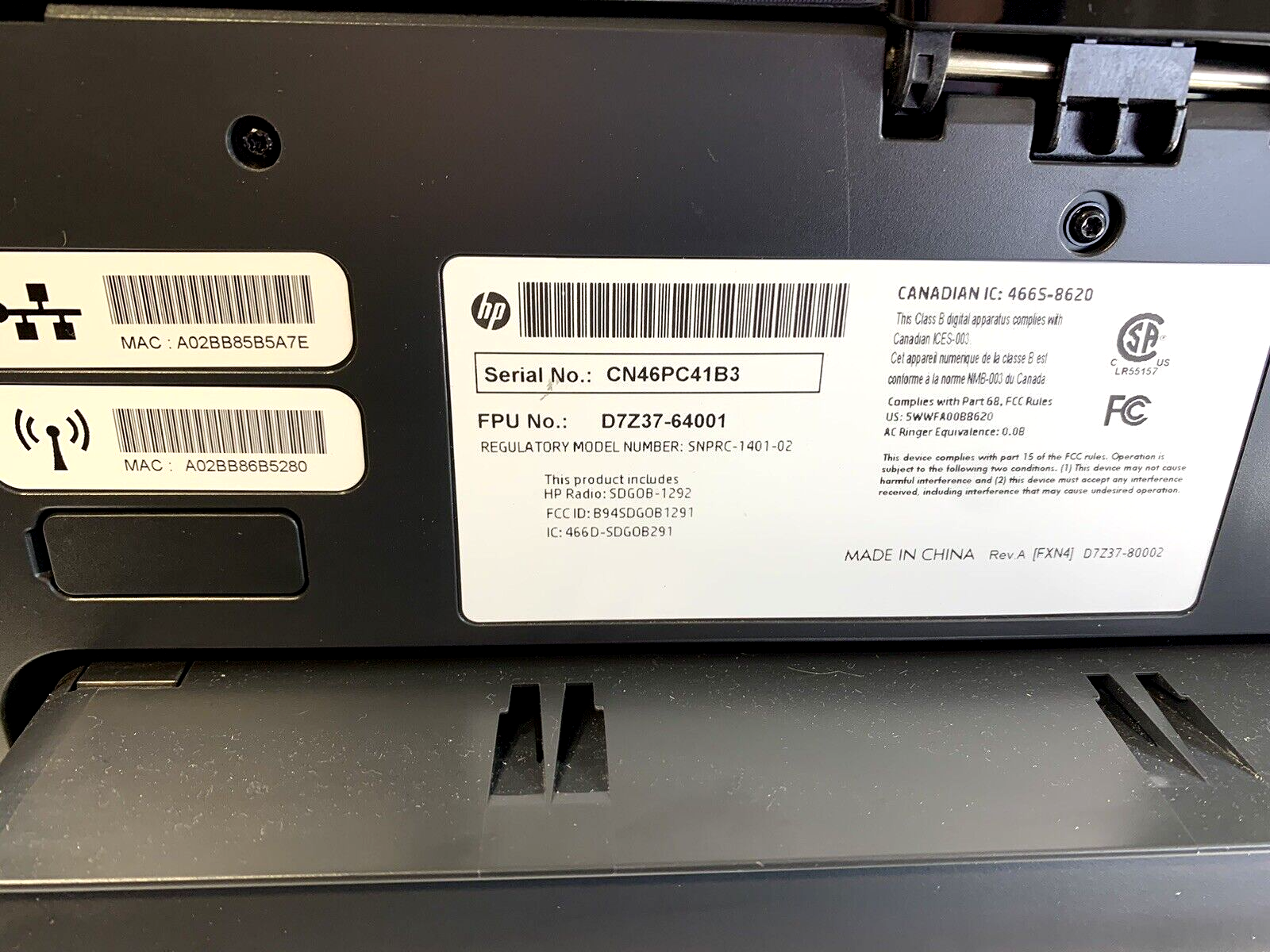 HP Officejet Pro 8625 e-All-in-One Printer - Tested and Working