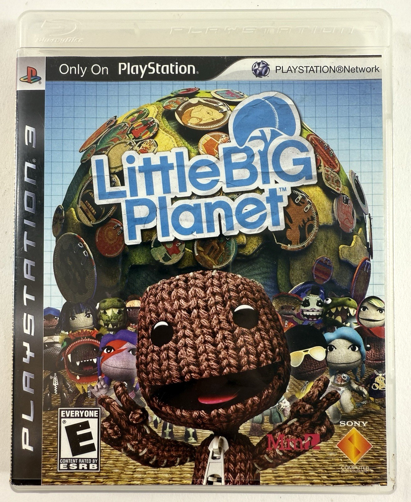 LittleBigPlanet (Sony PlayStation 3, 2008) Game Case Manual Registration Insert