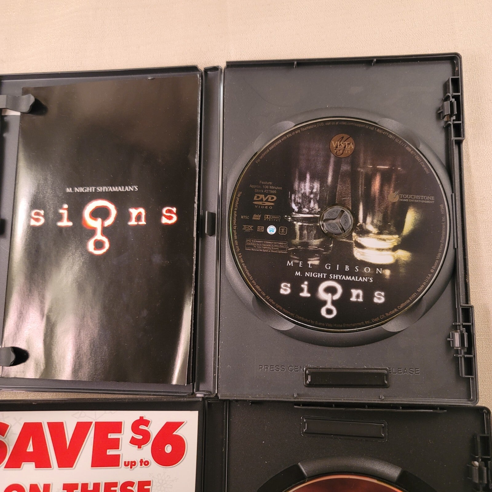 War of the Worlds (DVD Thriller bundle) Signs - Tested and Working