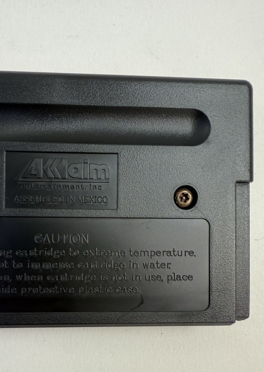 Revolution X f. Aerosmith (Genesis, 1995) Game Case Manual Poster Registration