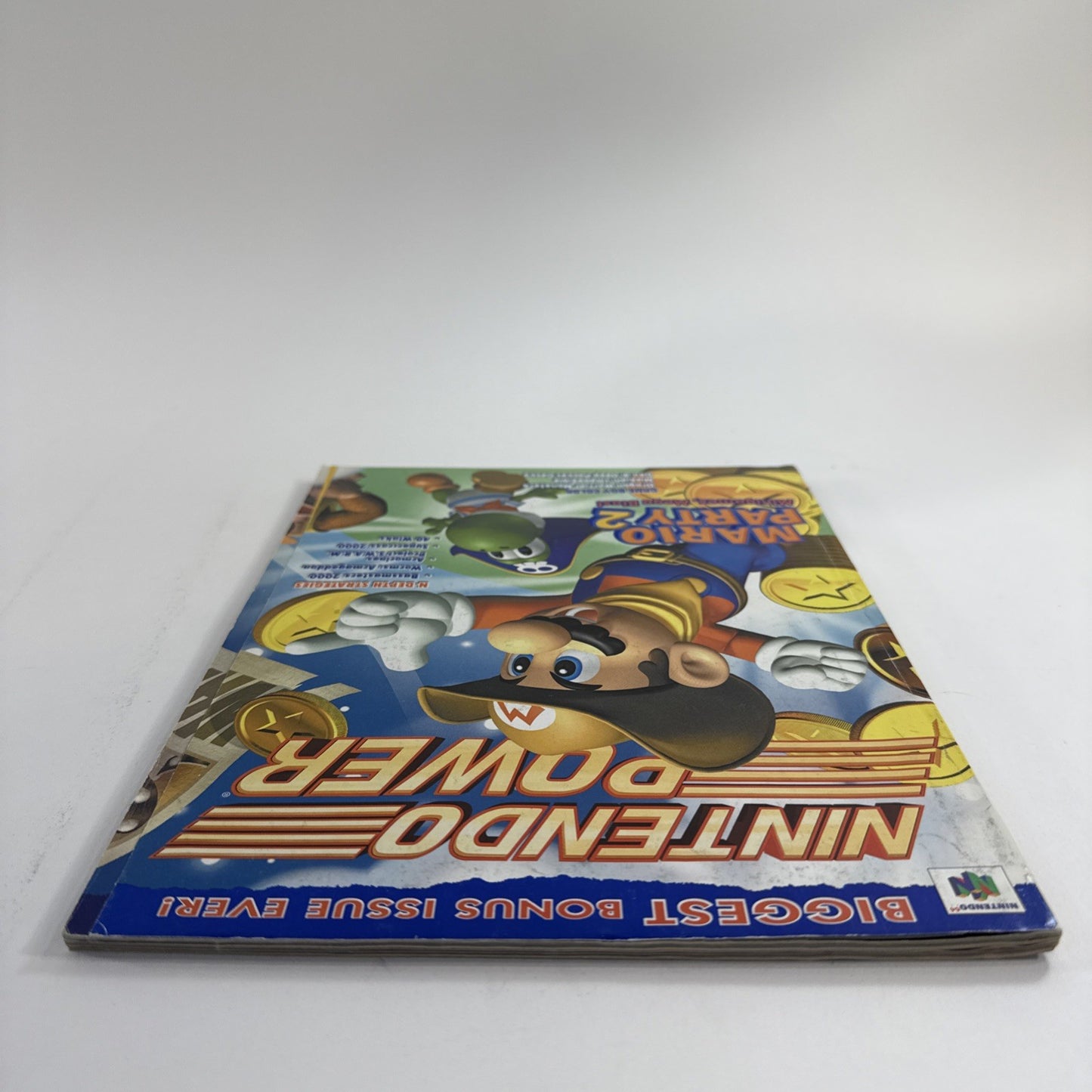 Nintendo Power Magazine Jan. 2000 Vol. 128 Mario Party 2 w/Poster & Comic