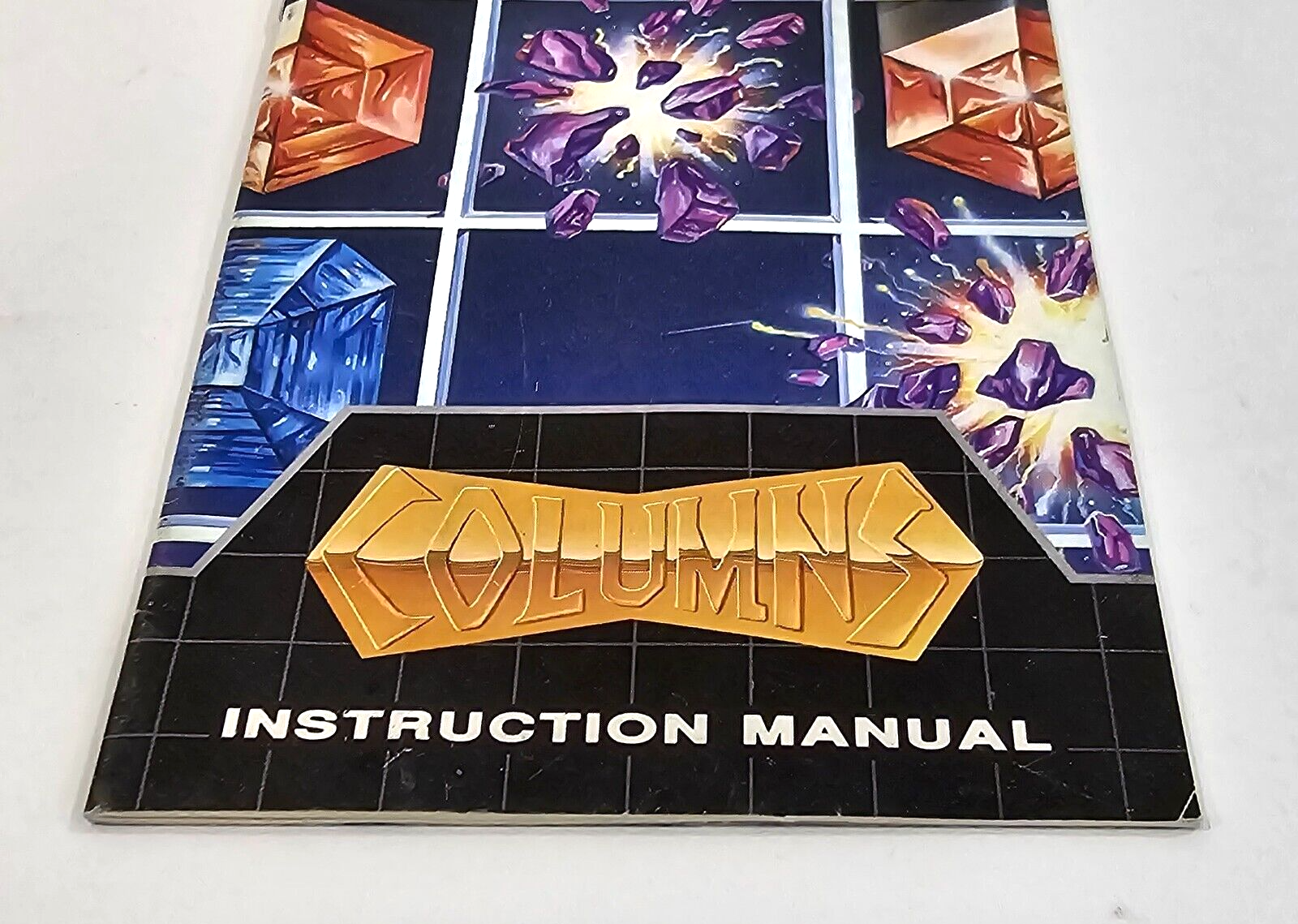 Columns (Sega Genesis, 1990) Game and Manual - Tested and Working