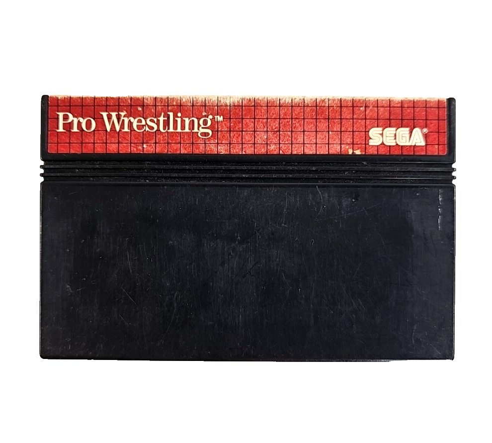 Pro Wrestling (Sega Master System, 1986) Game Cartridge - Tested and Working