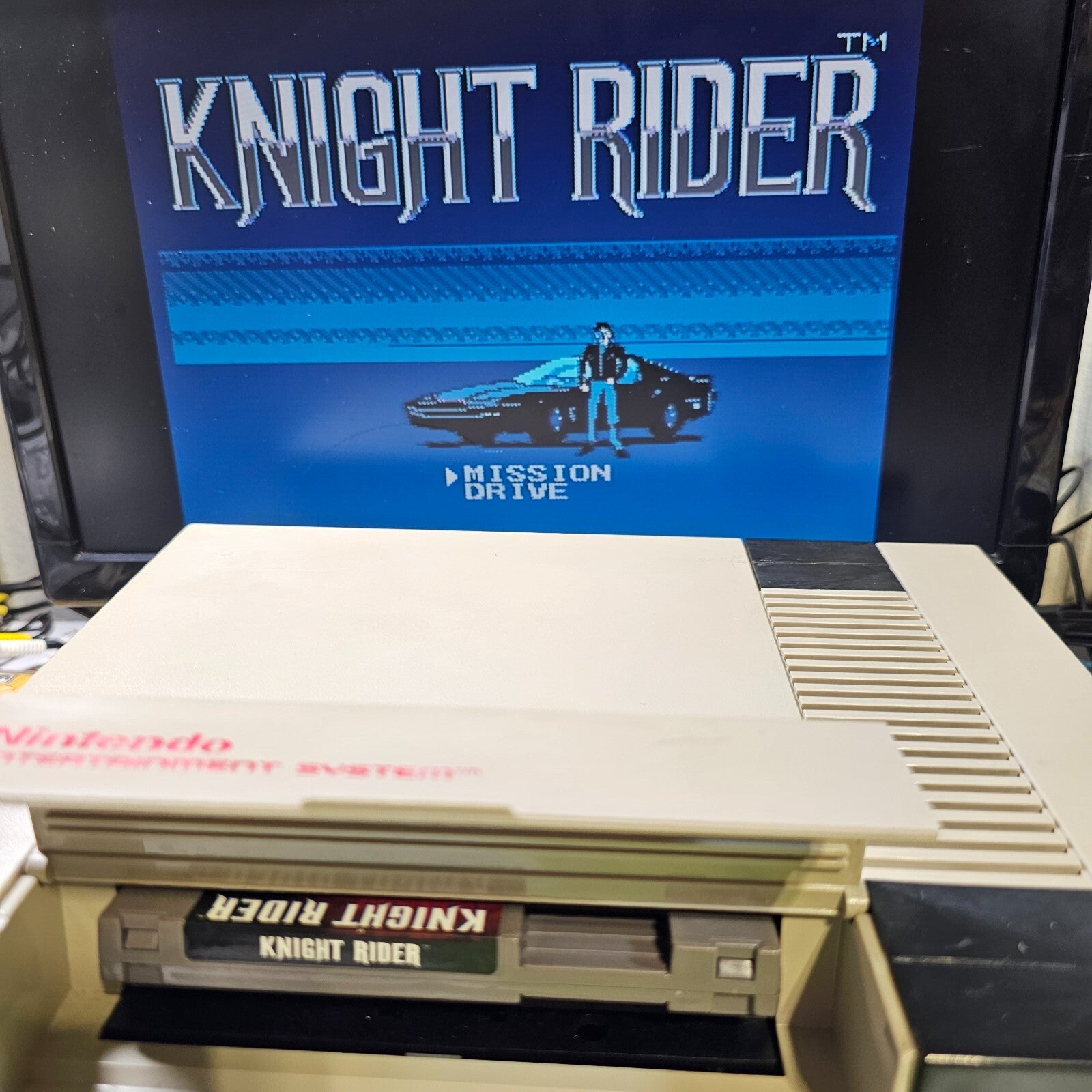 Knight Rider (Nintendo Entertainment System, 1989) Game Cartridge - Tested