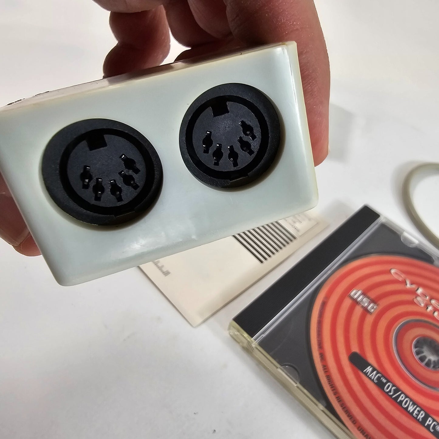 Vintage Cybersound MIDI Musical Keyboard 37 key CD 1 Cable Mac Power PC