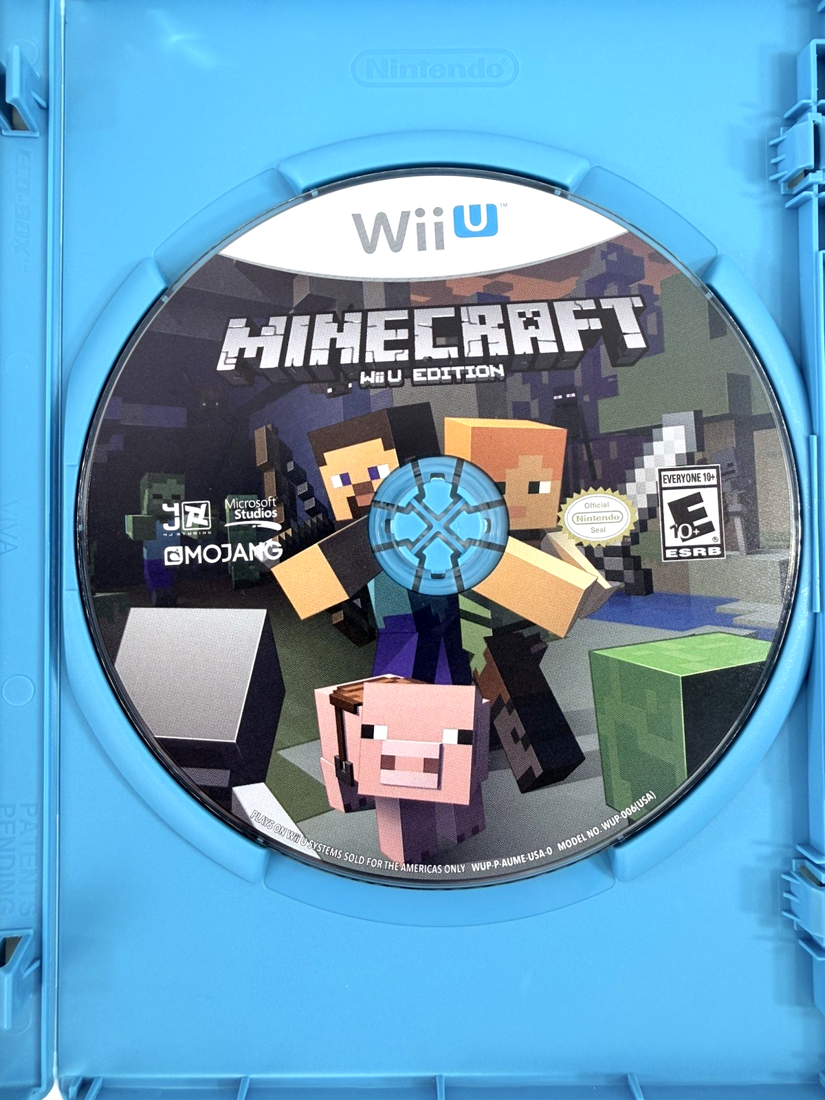 Minecraft: Wii U Edition (Wii U, 2015) Game Case Manual - Tested