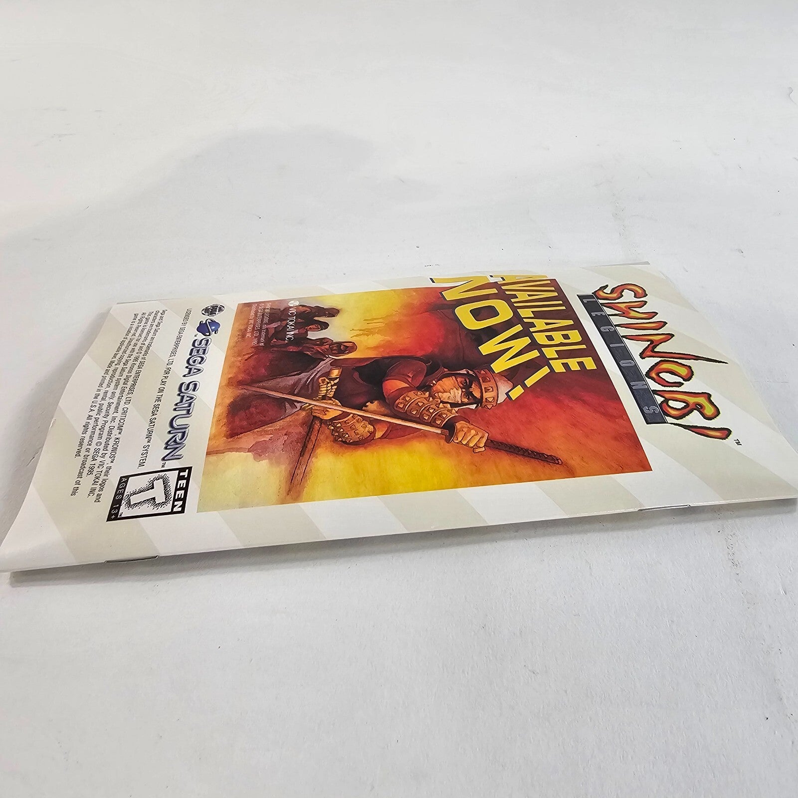 Criticom (Sega Saturn, 1995) Replacement Manual