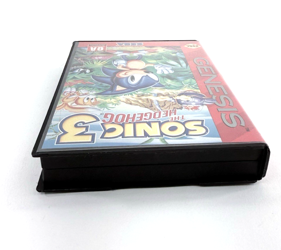 Sonic the Hedgehog 3 (Sega Genesis, 1994) Game and Case - Tested and Working