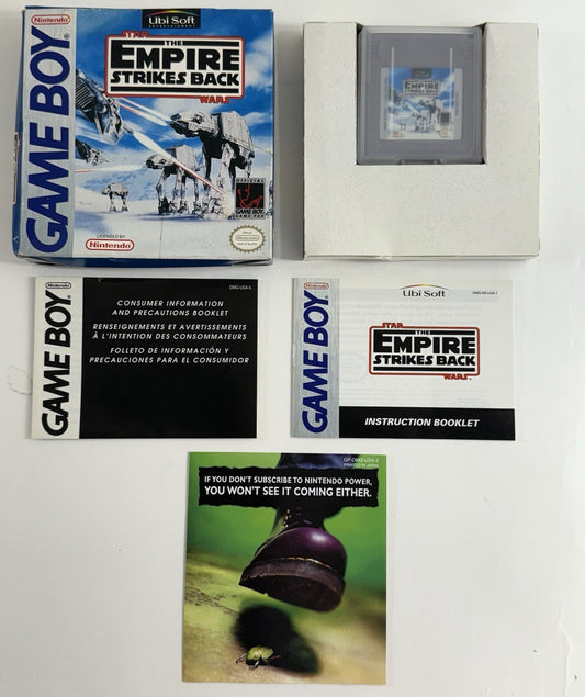 Star Wars: The Empire Strikes Back (GameBoy, 1992) Game Box Manual Inserts