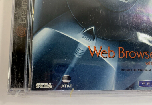 SEGA Dreamcast Web Browser 2.0 (Sega Dreamcast, 2000) -Damaged Plastic, New