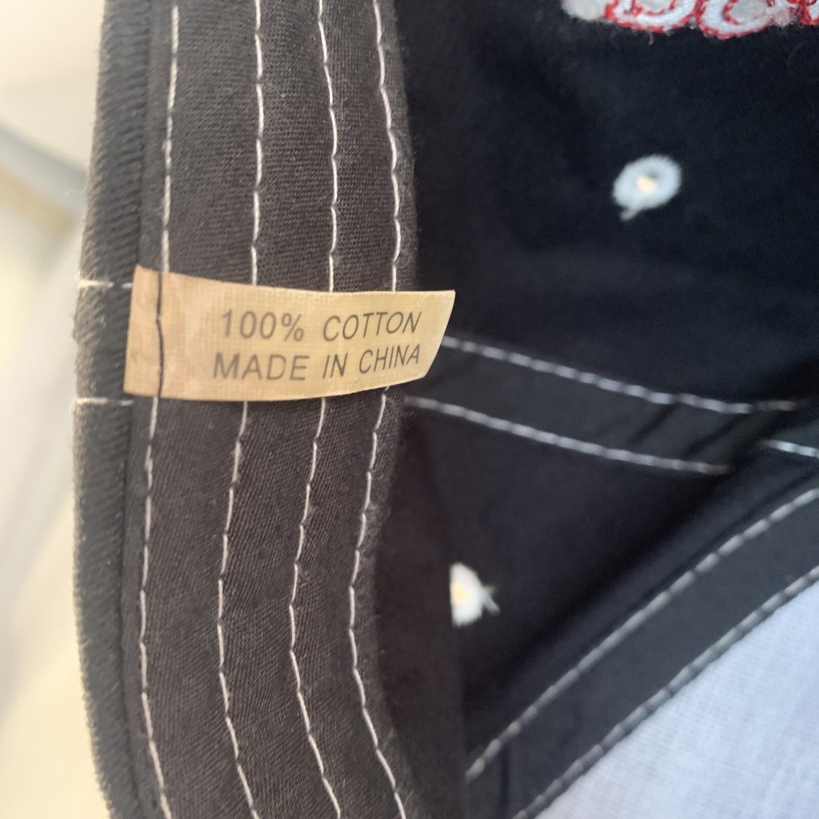 Perdomo Cigars Adjustable Baseball Cap Hat w/ Bottle Opener Black & Red