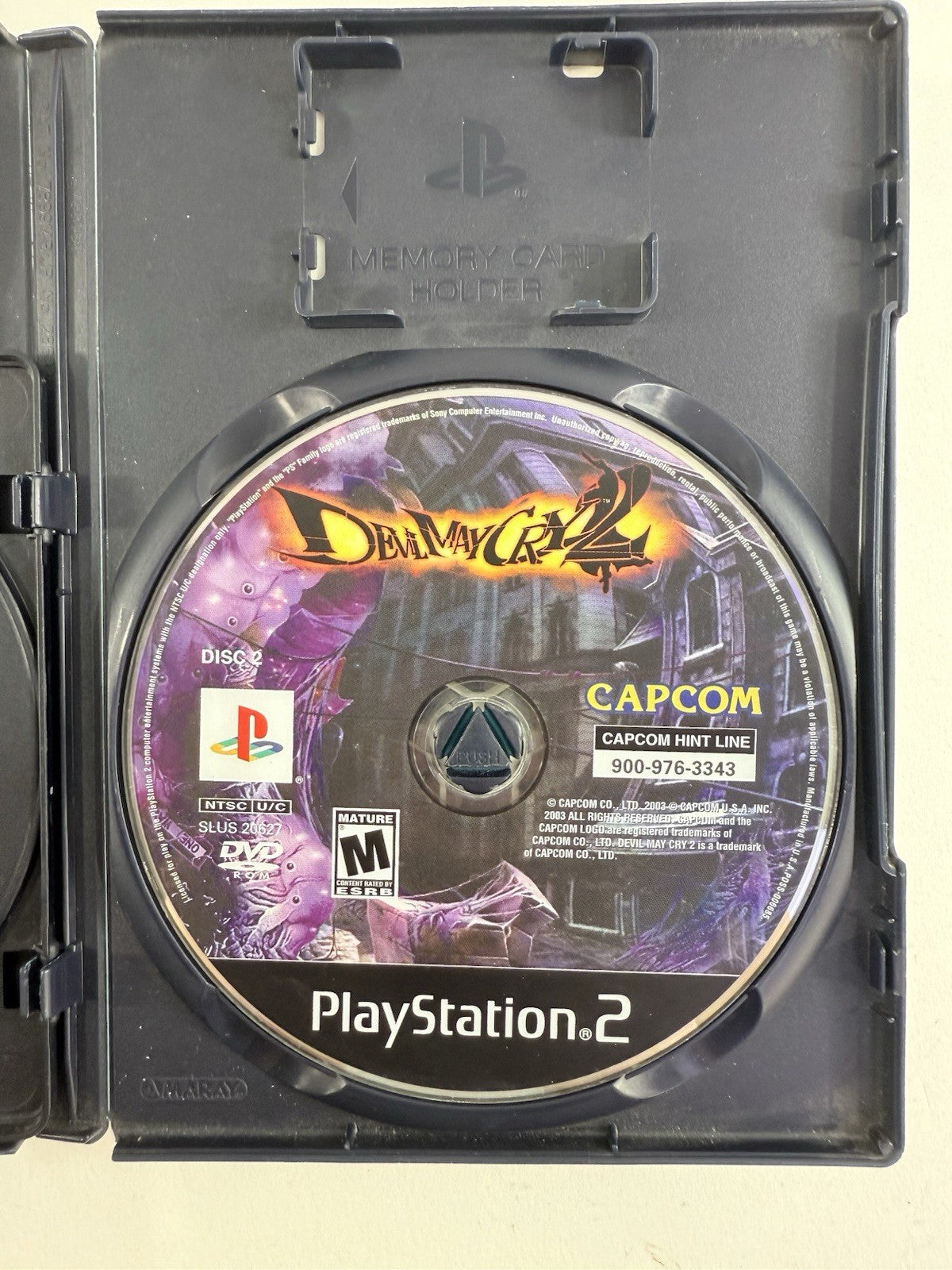 Devil May Cry 2 (Sony PlayStation 2, 2003) Discs, Case, Manual - Tested