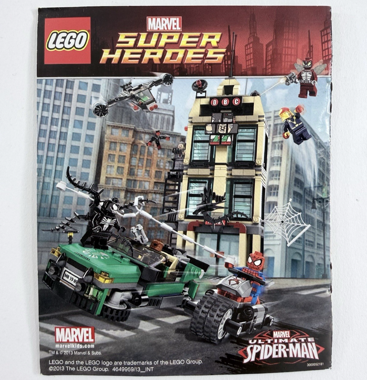 LEGO Marvel Super Heroes (Sony PlayStation 3, 2013) Game, Case, Manual - Tested