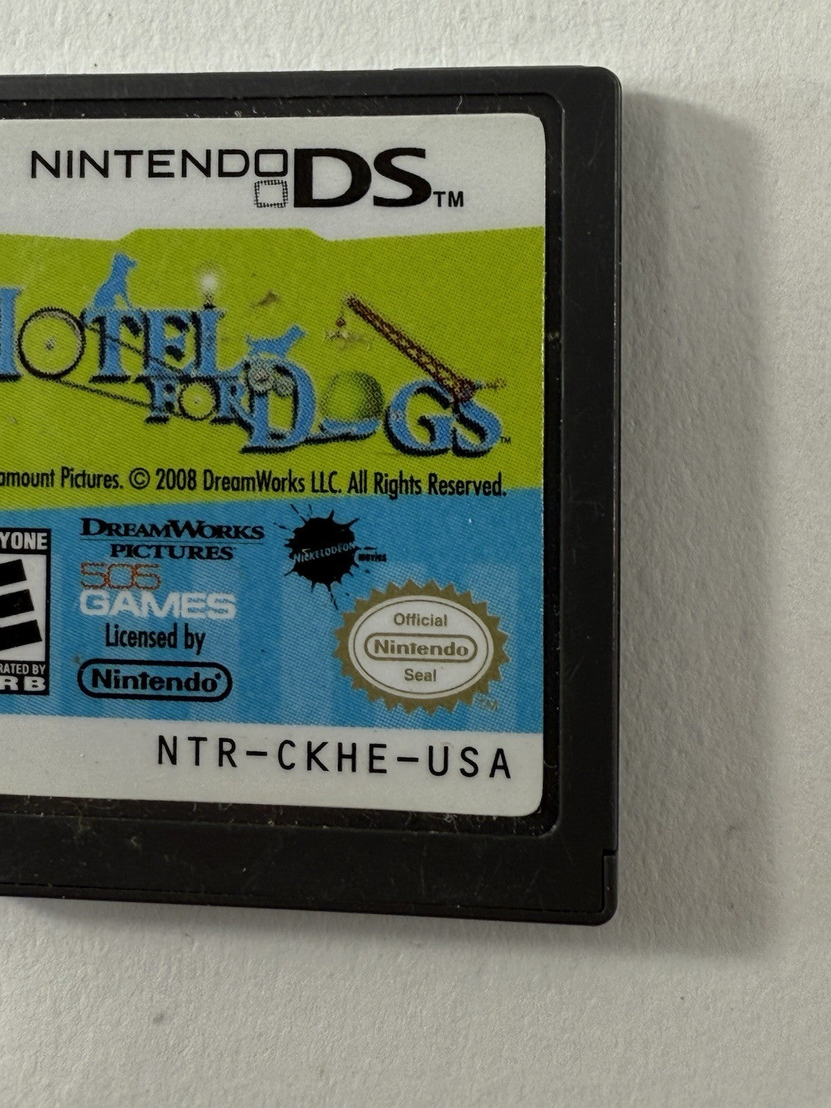 Hotel for Dogs (Nintendo DS, 2009) Game Cartridge - Tested and Working