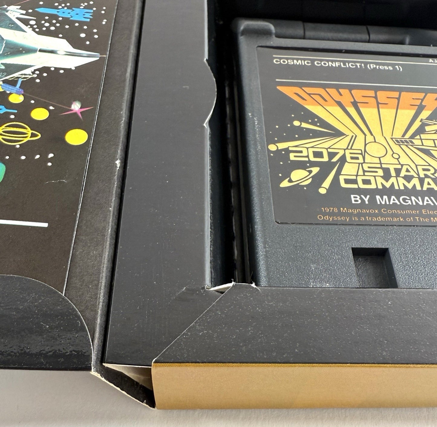 Cosmic Conflict!  (Magnavox Odyssey 2, 1978) Game Case Manual - Tested