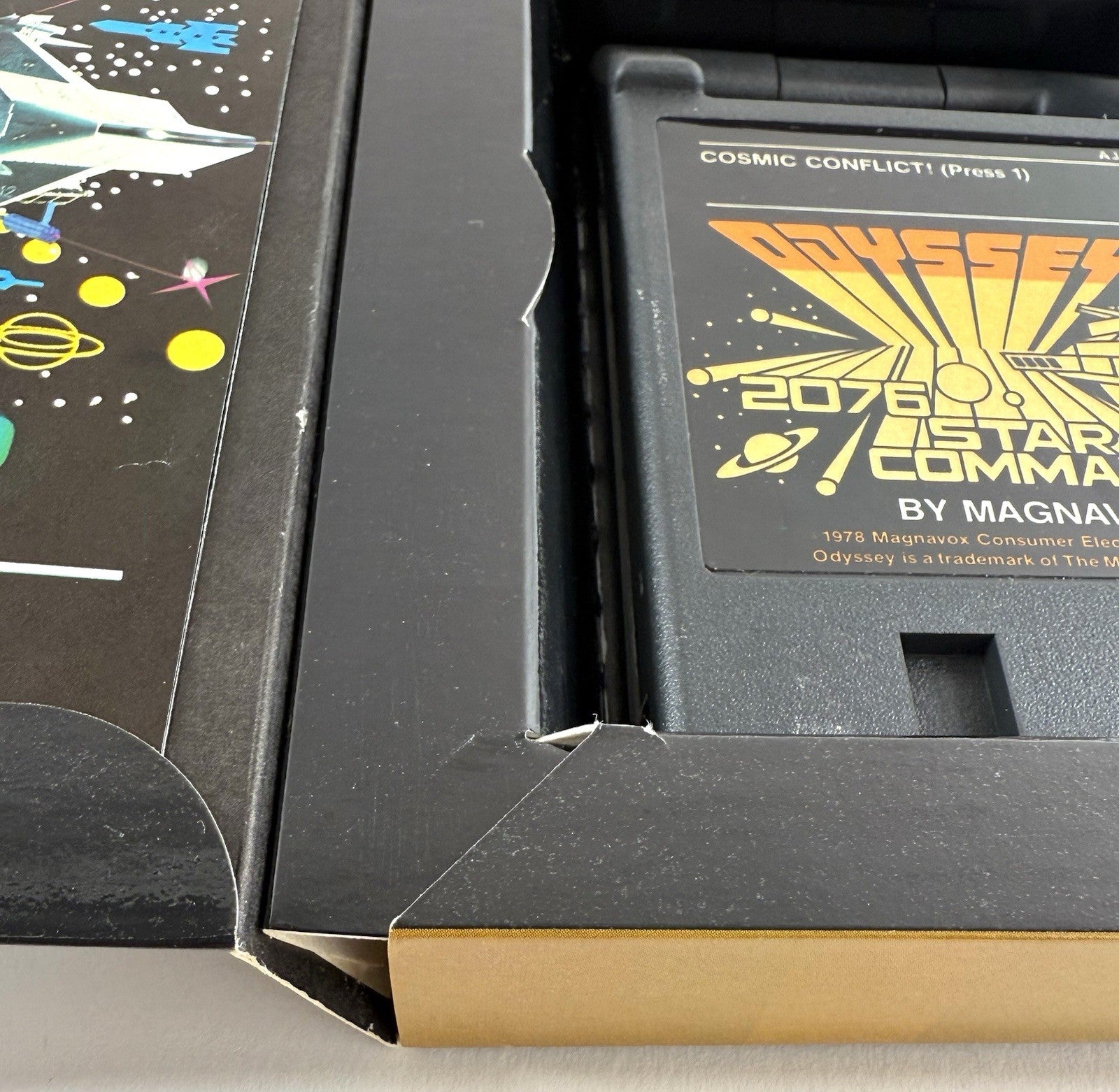 Cosmic Conflict!  (Magnavox Odyssey 2, 1978) Game Case Manual - Tested