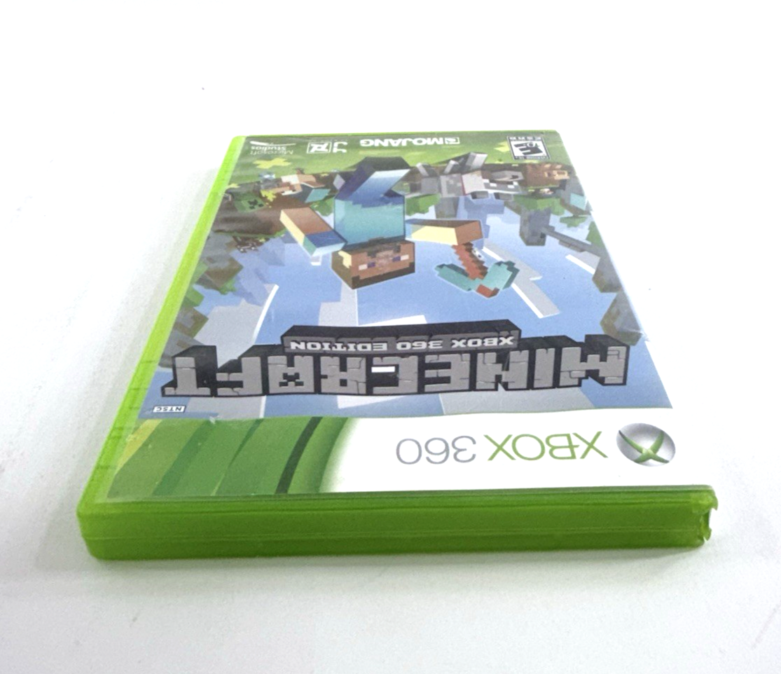 Minecraft (Microsoft Xbox 360, 2013) Game and Case - Tested and Working