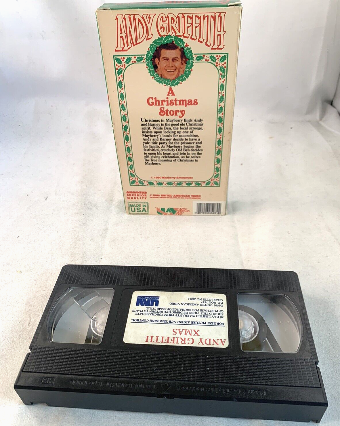 The Andy Griffith Show - A Christmas Story (VHS, 1991) Tested and Working