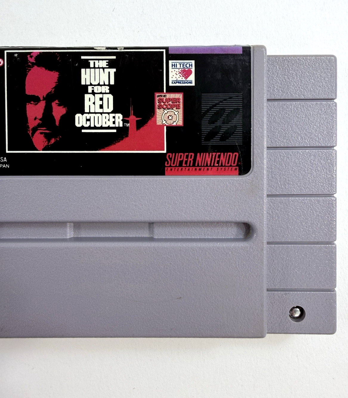 The Hunt for Red October (Super Nintendo, 1993) Game Cartridge - Tested